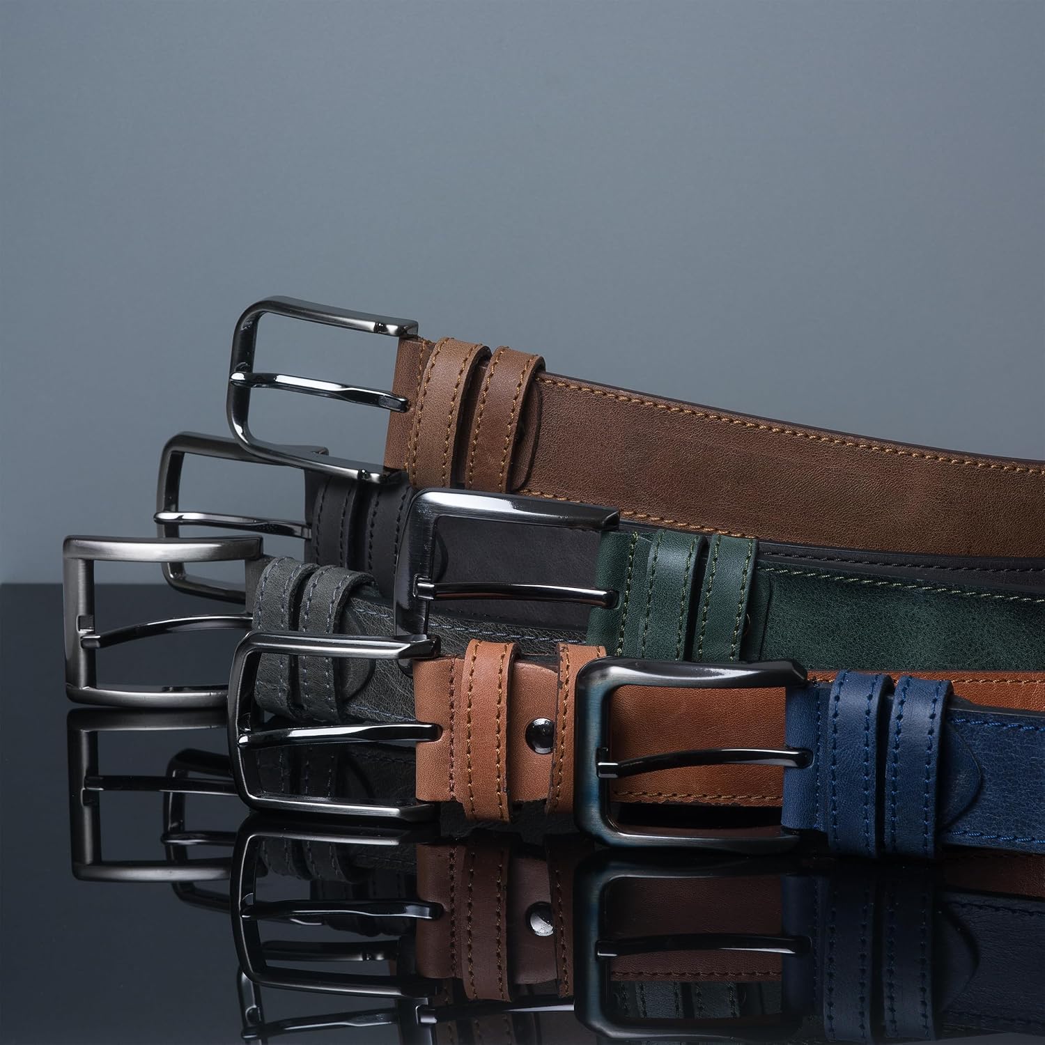 Personalized Leather Belt for Men – Custom Engraved Gift for Him– Premium Top Grain Leather Belt for Anniversary, Unique Mens Gift