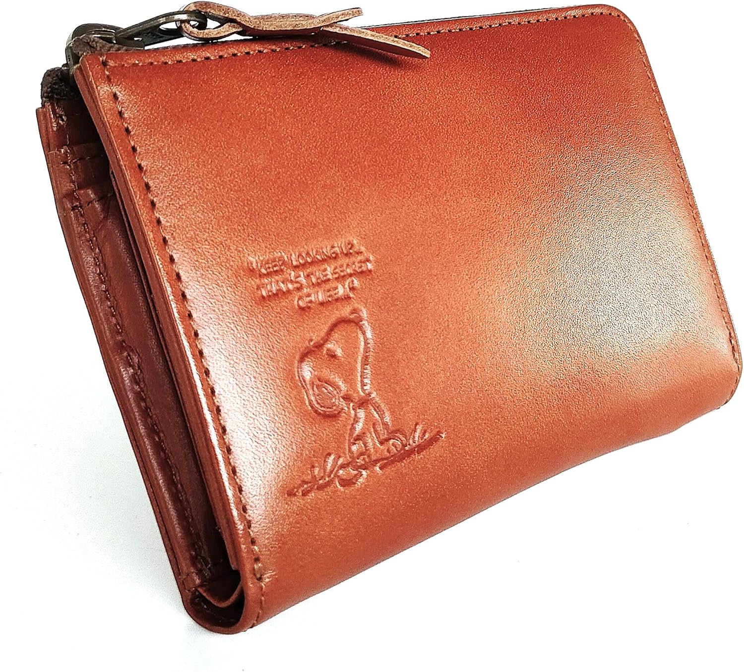 未使用 ピーナッツ 65周年記念 本革 ウォレットバッグ クラウン