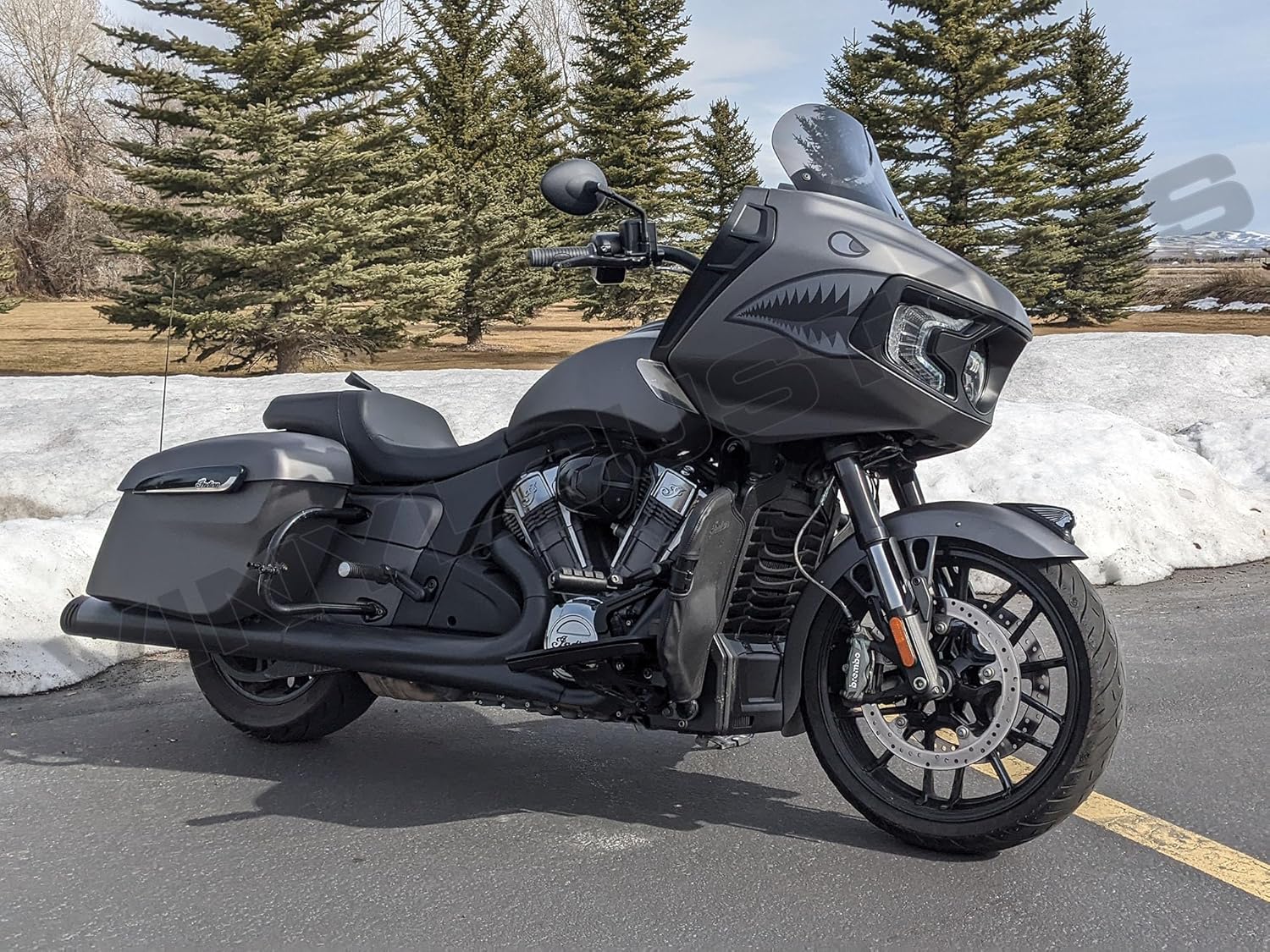 Flying Tigers Shark Mouth Teeth Die-Cut Vinyl Decals V3 Tactical