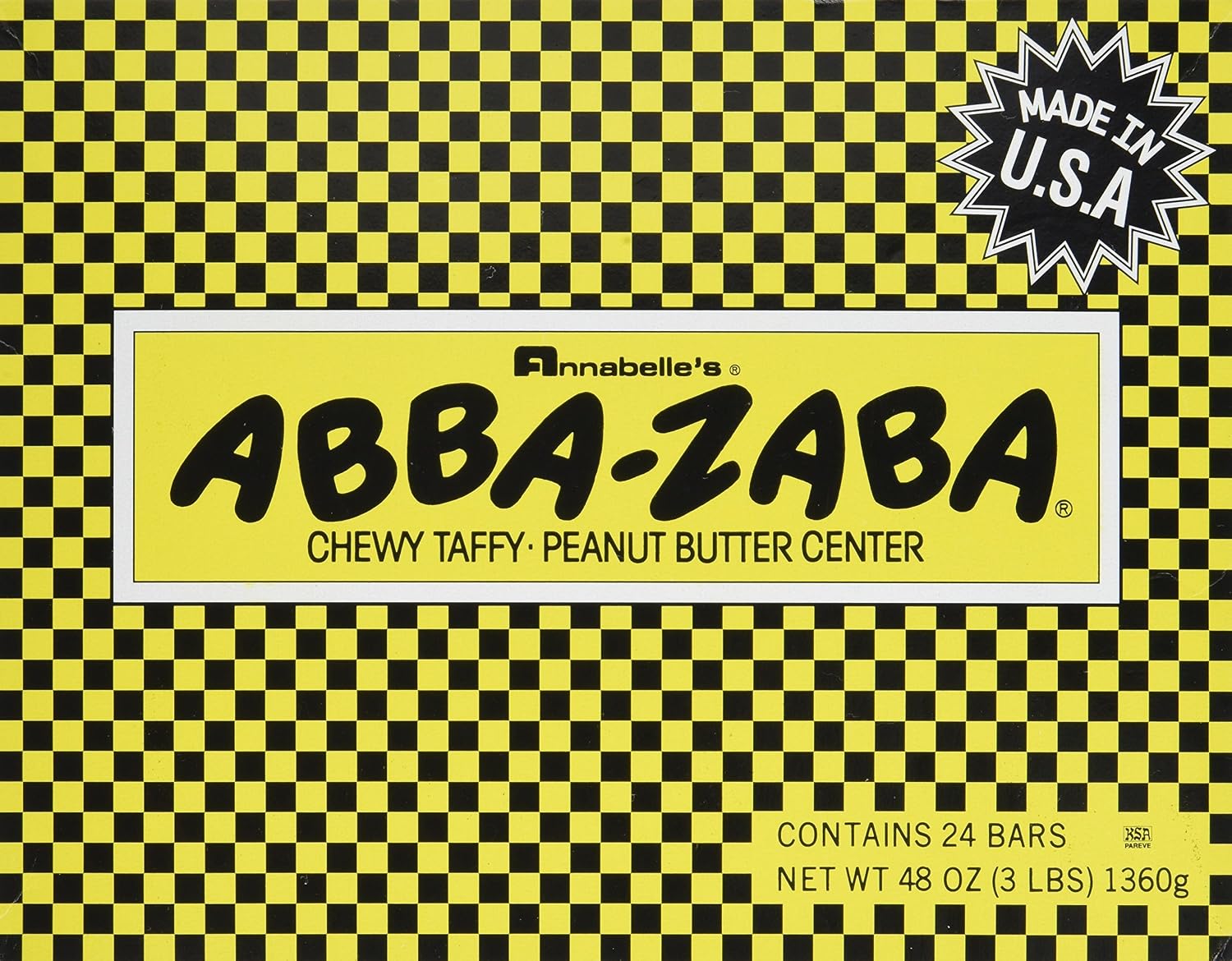 ABBA ZABA - 2 oz. bars, 24 ct