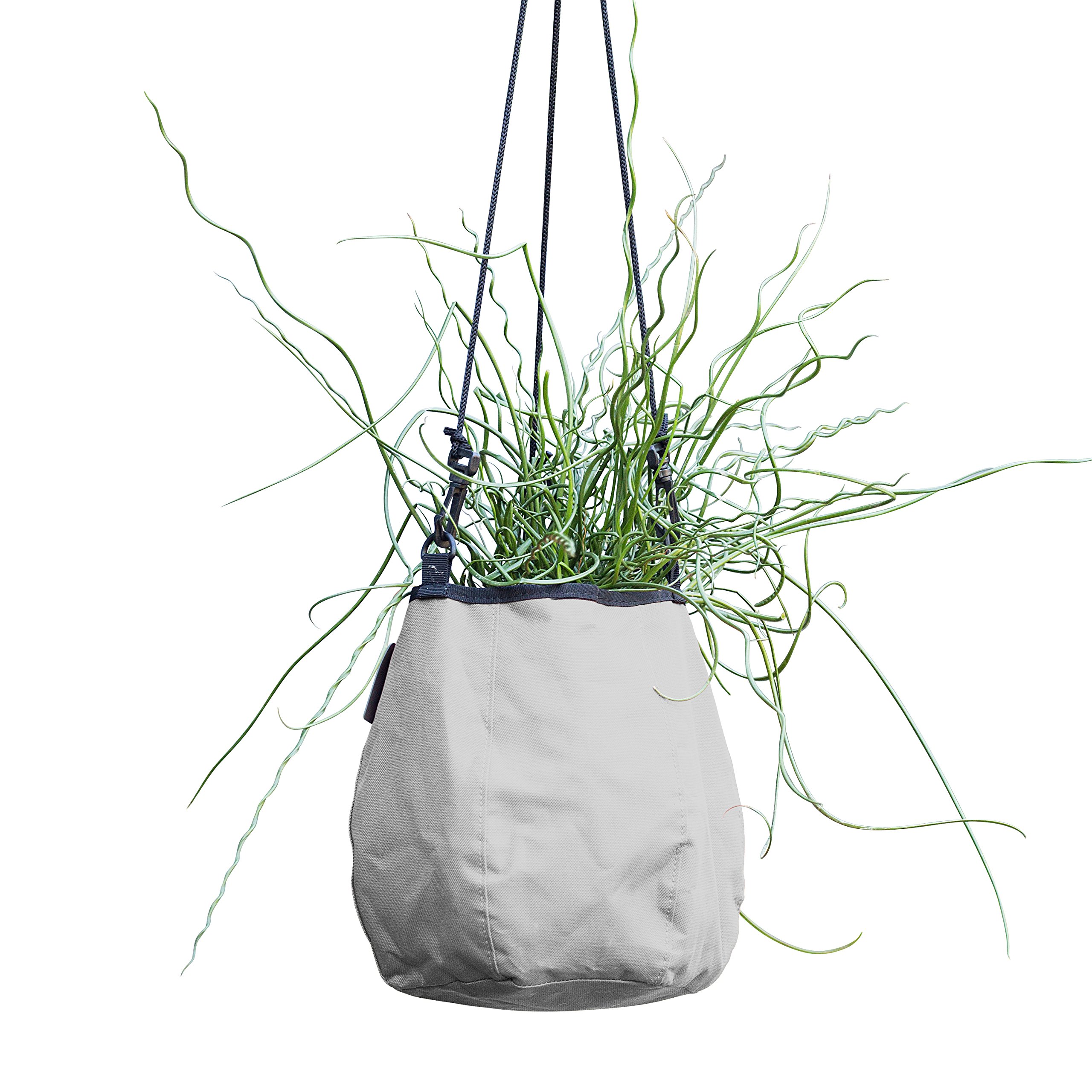 Water Creations Deco Planter Hanging Pot for Home and Garden, for use with Aquatic Plants, Herbs, and more, 9-Inch, Gray