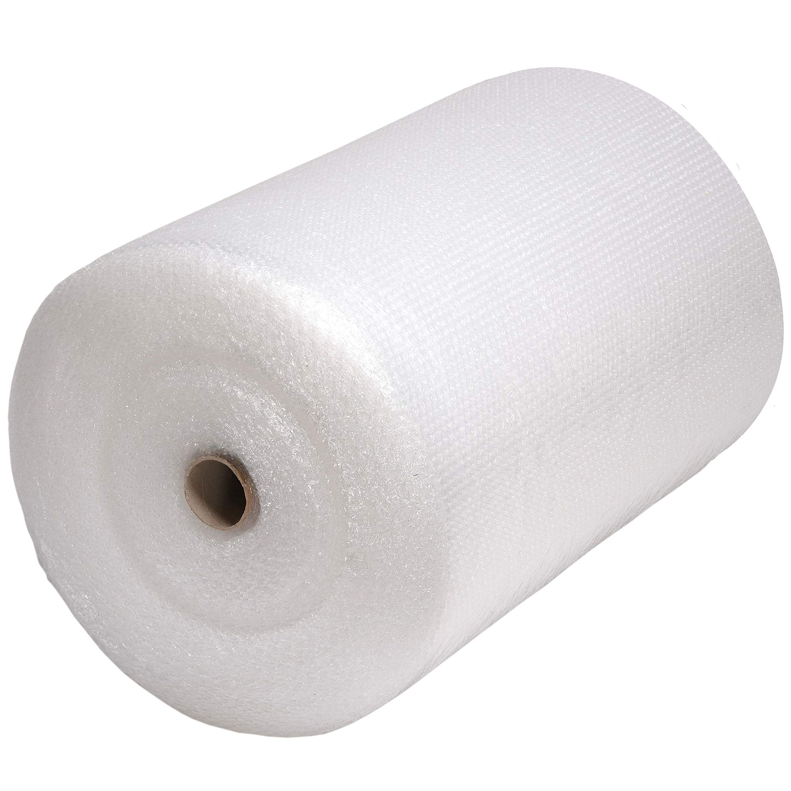 Yaro Luftpolsterfolie 100 cm x 100m - Transparent, Polyethylen, 2-lagig, 50 my, Noppen: 10mm Durchmesser