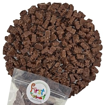 FirstChoiceCandy Chocolate Covered Gummy Bears Candy Sweet Candy Treat 1 Pound, Dark Chocolate