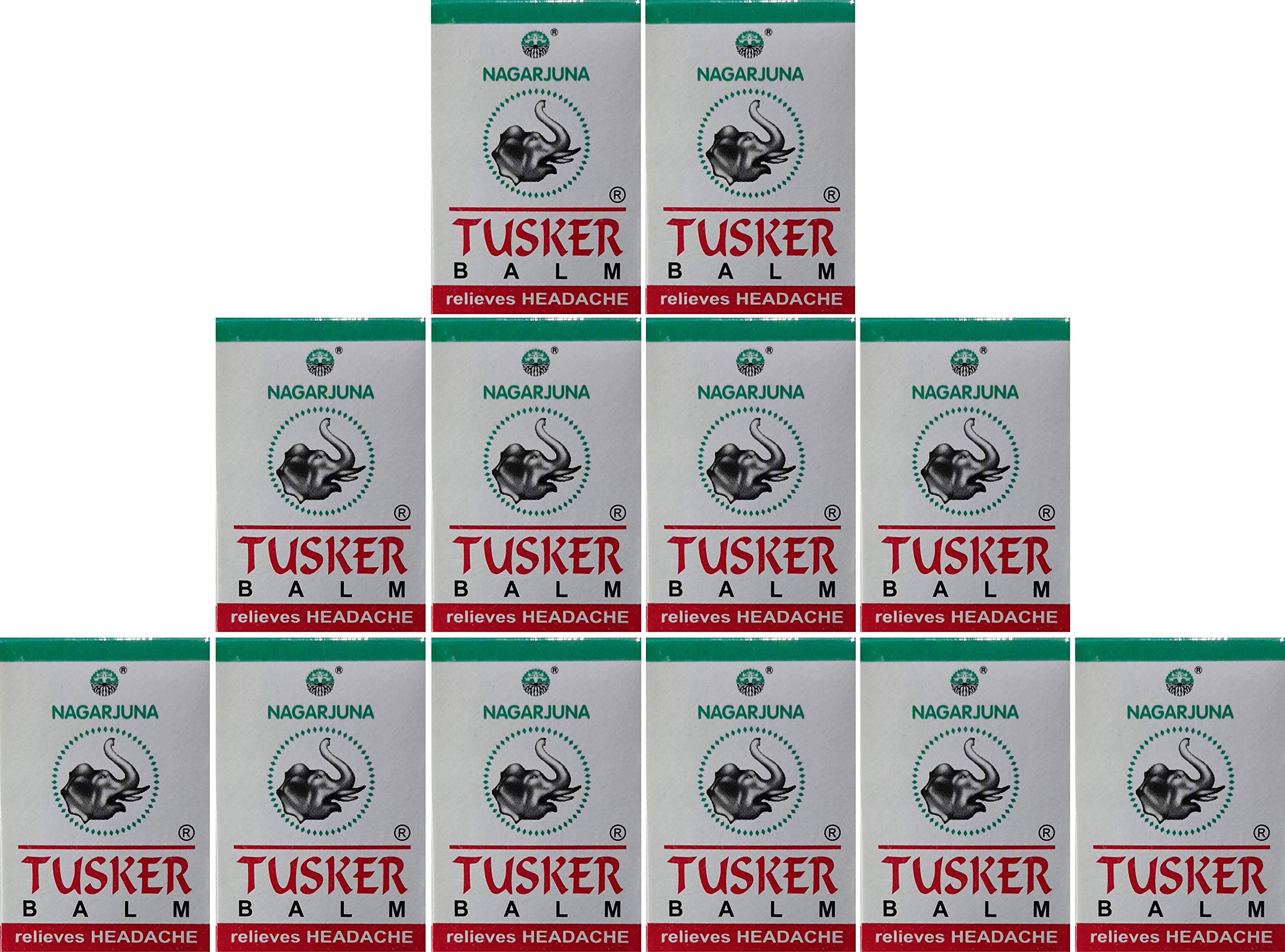 NAGARJUNATusker Balm (Pack of 12 x 10 g)