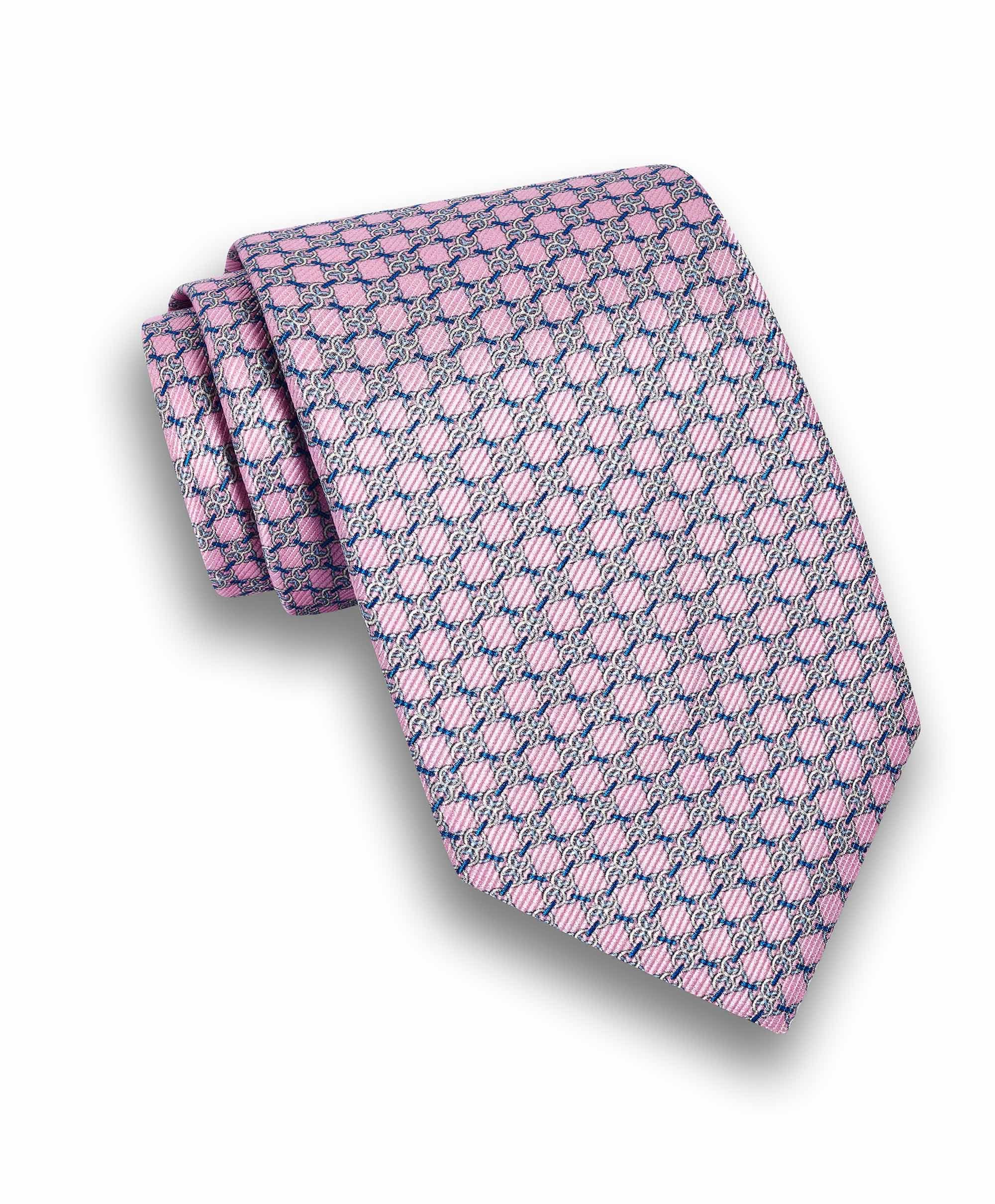 David Donahue Men's 100% Italian Silk Neck Tie, Handmade in USA
