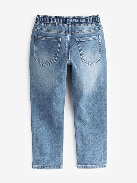 Kopen Grijs - Standaard toelopende pasvorm - Authentieke stretchy denim jeans van Next België