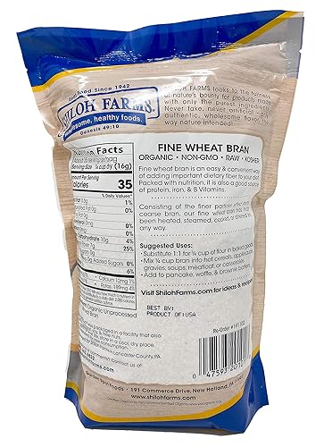 Miniatura 2 de Shiloh Farms - Salvado fino orgánico sin procesar - 20 oz