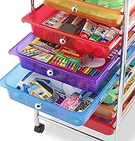 Vista 3 de Whitmor, carro organizador con 10 cajones