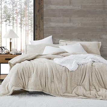 The Original Plush Coma Inducer Queen Oversized Comforter, Natural Taupe