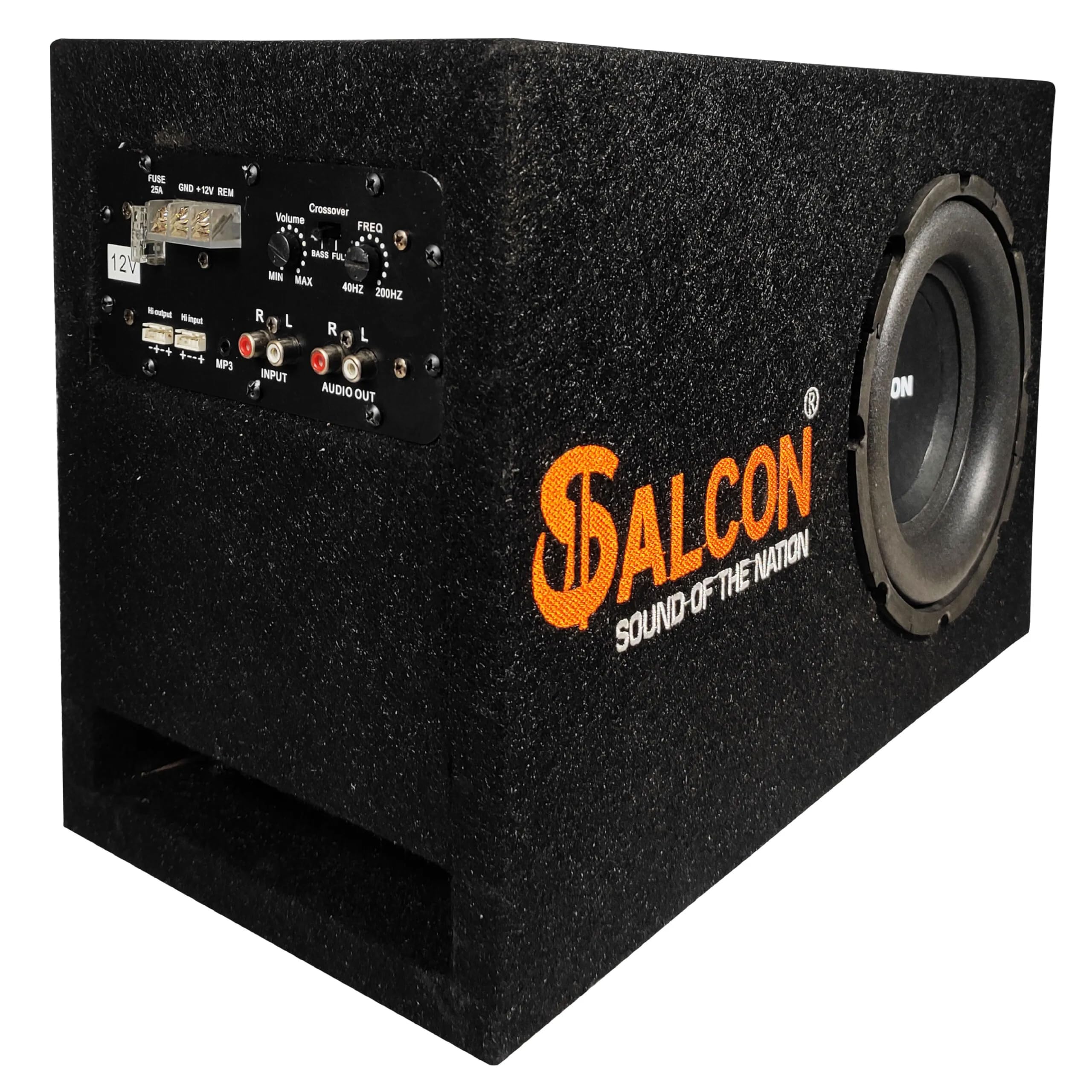 Salcon 1000W Powered Car Subwoofer with Built-in Amplifier (952)-image-24