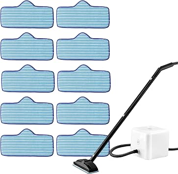 BlueStars 10-Pack Microfiber Steam Mop Pads for Dupray Neat Steam Cleaner