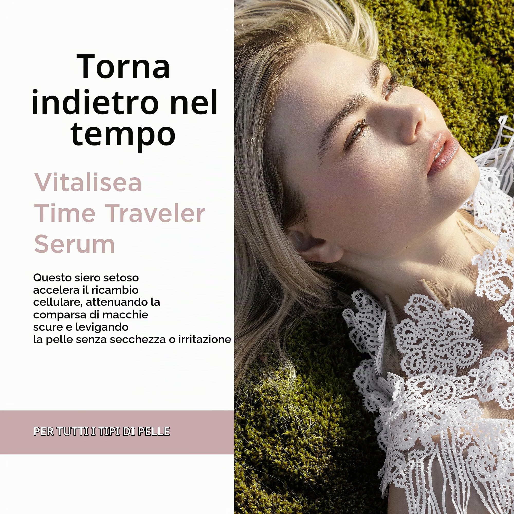 Intelligent Nutrients Time Traveler, Sierio viso con Formula Organica Anti-Age con Bio-Retinolo, Favorisce il Rinnovo Cellulare, attenua le macchie scure, 30ml