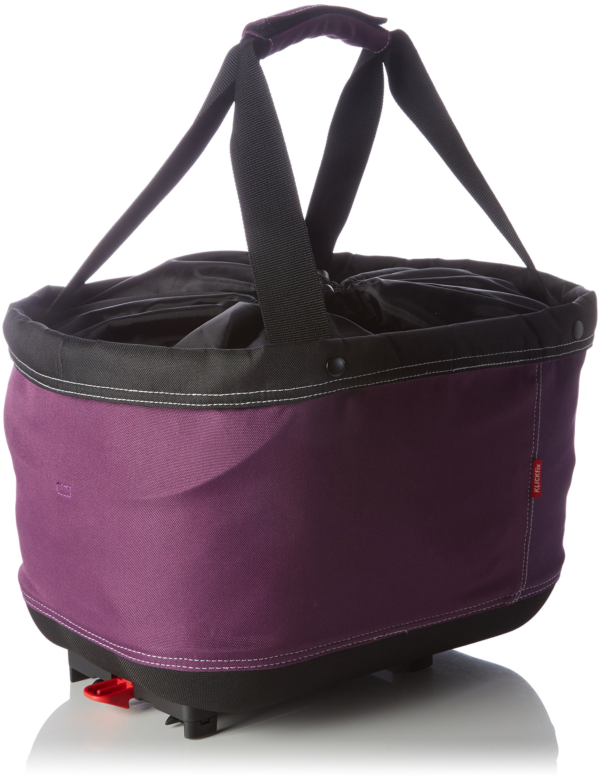 KLICKfix Alingo GT für Racktime Fahrradkorb, Brombeer, 24 x 41 x 29 cm, 20 l
