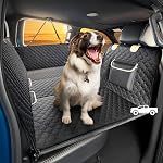 Extendeur de siège arrière pour chiens, Housse de siège de voiture pour chien lourd pour siège arrière et brochette agressive, Grande housse de siège pour voiture de fond dur pour chiens , Hamac pour chien pour voiture , SUV, Camion