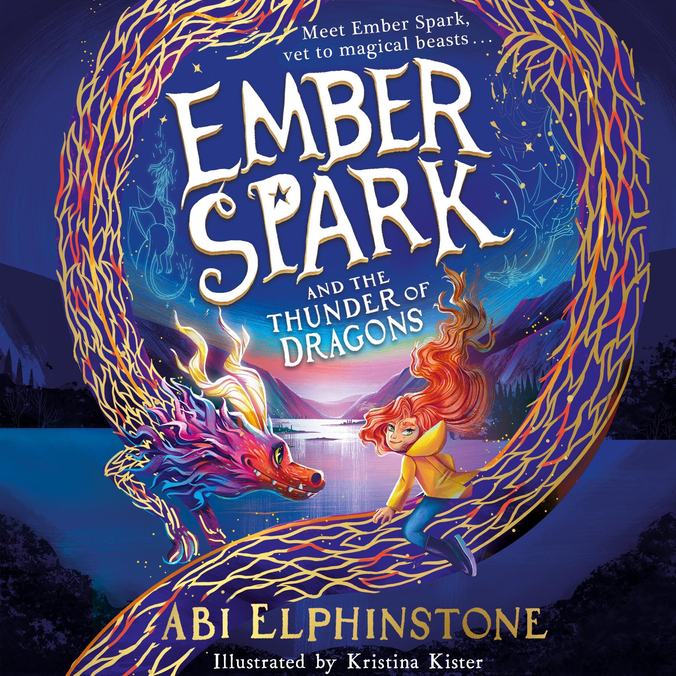 Cover art for Ember Spark and the Thunder of Dragons