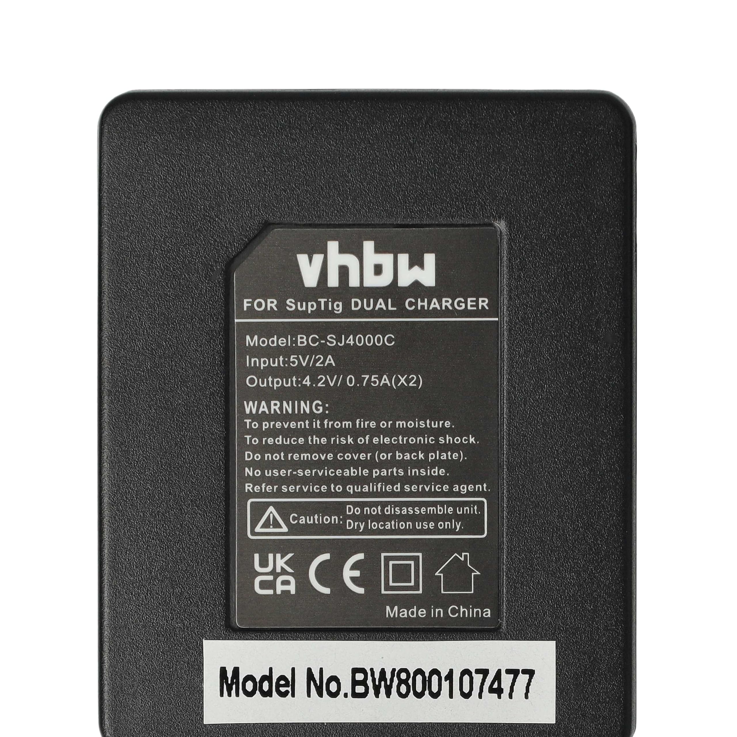 Caricatore USB Vhbw Compatibile Con Batteria Rollei DS-5370 - 4,2V Con Cavo