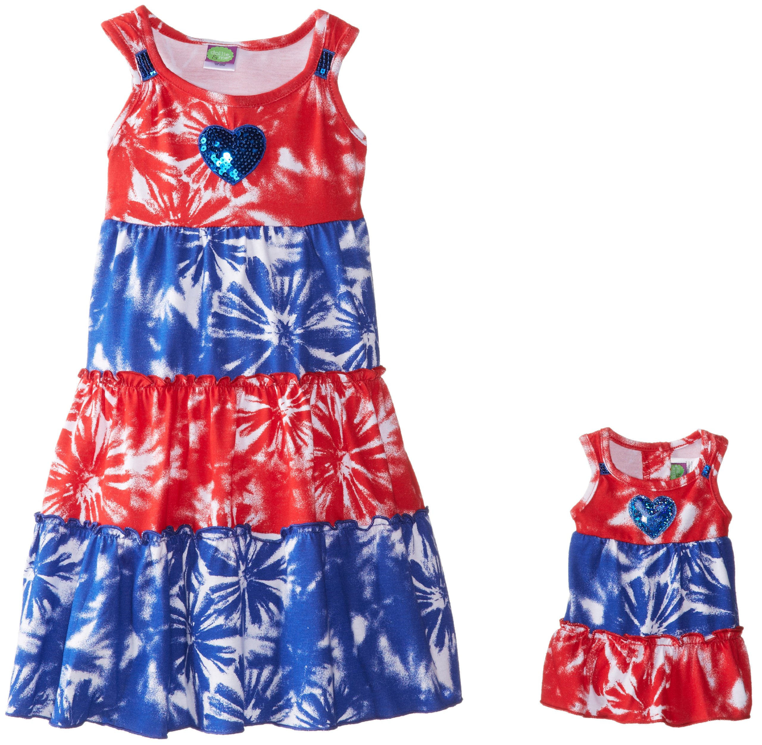 Dollie & Me Little Girls' Tier Print Dress