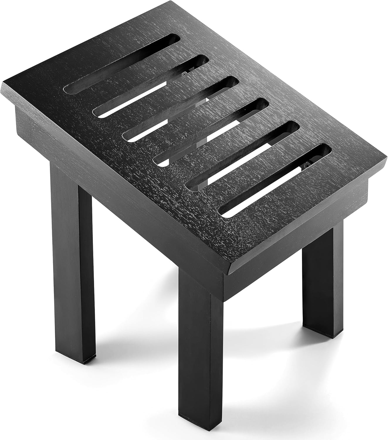 BLUEWEST Shower Foot Stool for Shaving Legs, Acacia Wood