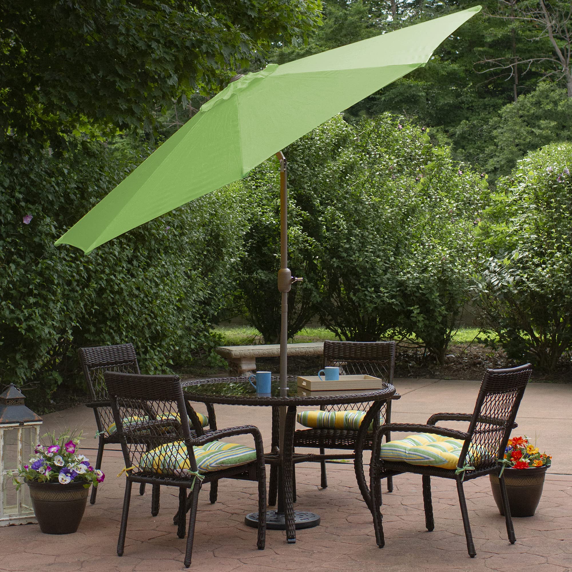 eight rods patio umbrella replacement canopy TheLAShop 13ft 8-Rib Patio Market Umbrella Replacement Canopy