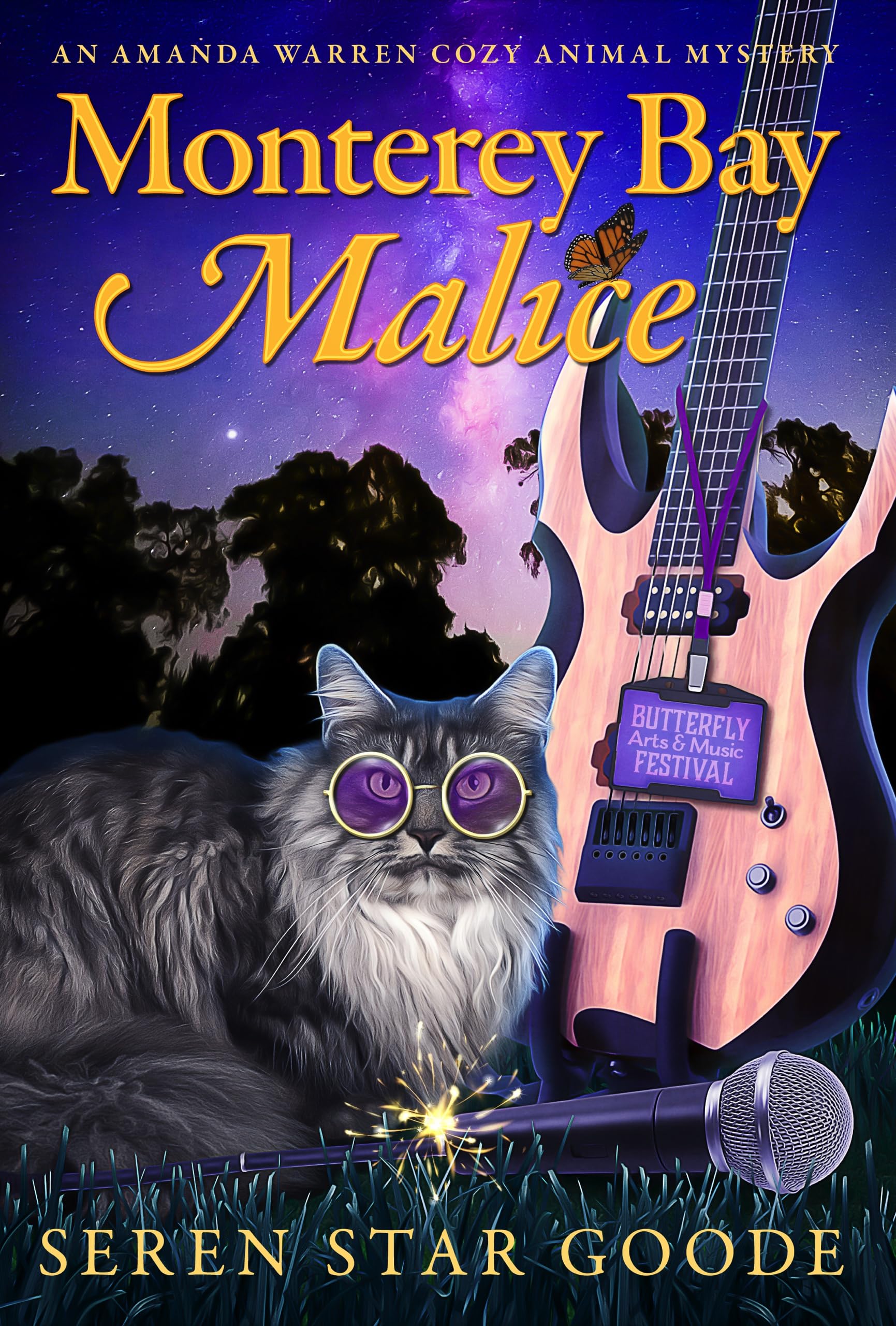 Monterey Bay Malice (Amanda Warren Cozy Animal Mystery Book 3)