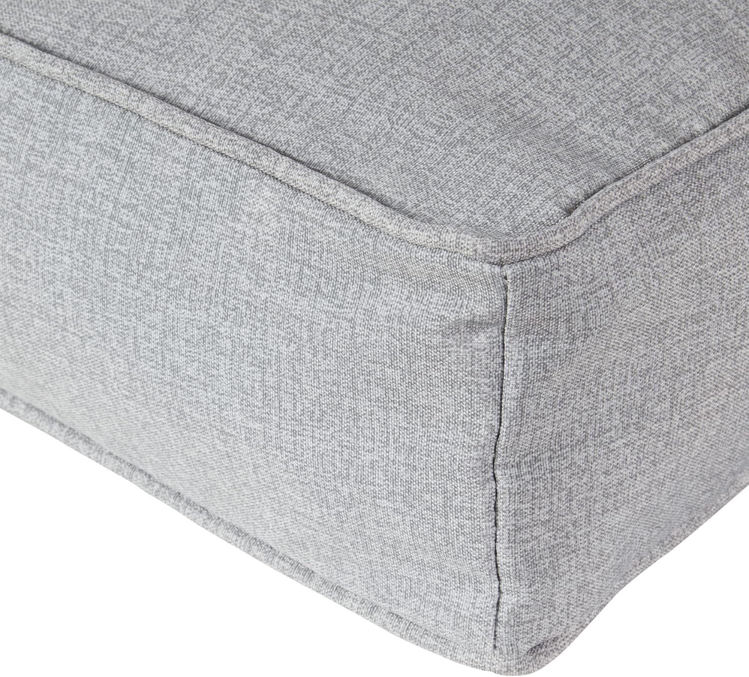 Casey Large (48 x 36 in.) Heather Rectangle Indoor/Outdoor Pillow Style Dog Bed