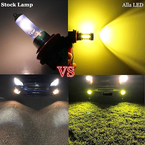 Miniatura 2 de Neblineros LED de repuesto de la marca Alla Lighting 3030 SMD luz amarilla