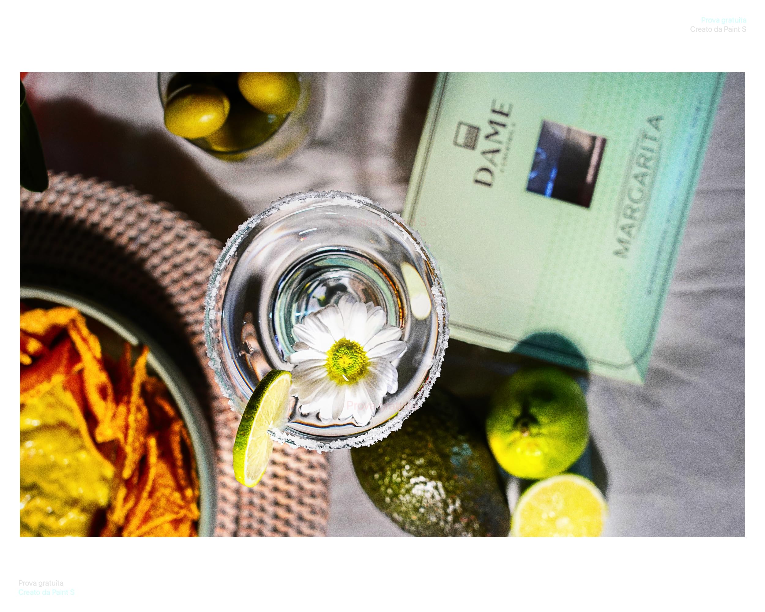 Dame Cocktail - Margarita Pronto da Bere – Box da 4x100ml con Tequila, Liquore all'Arancia, Lime e Zucchero di Canna – Cocktail Artigianale Italiano Ready to Drink