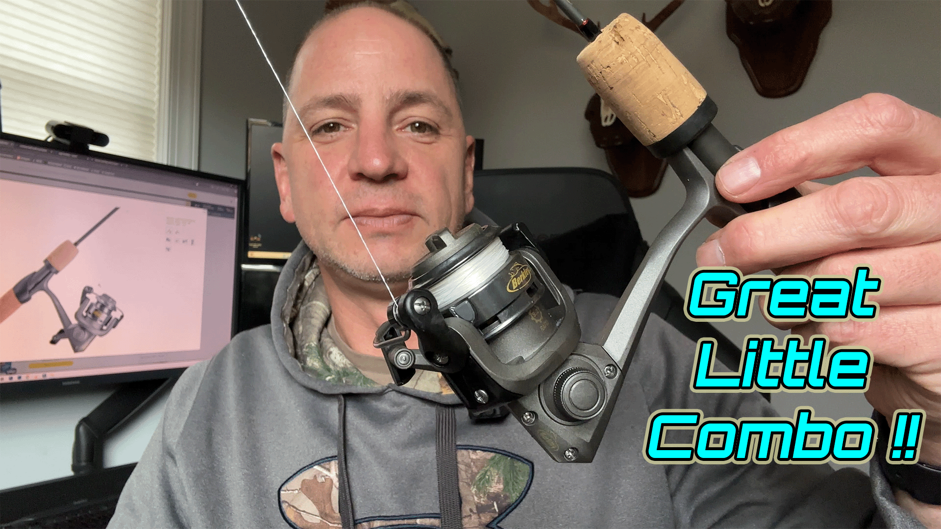 Berkley Lightning Ice Rod With Berkley LR 100 Reel | Richfield
