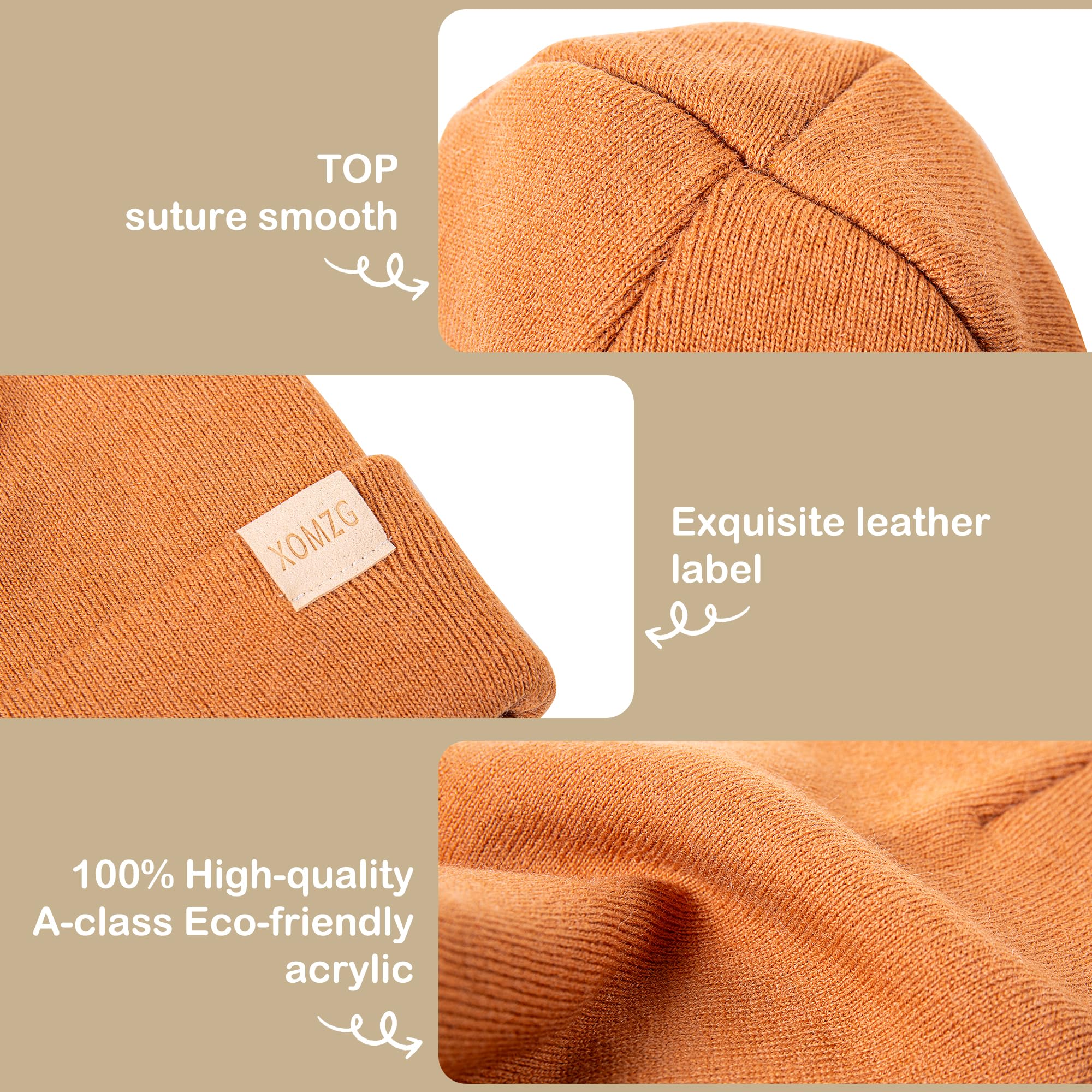 Toddler Beanie Kids Winter Hats Infant Warm Knit Cap Newborn Winter Warm Hat for 0-36 Month Boys Girls