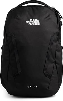 The North Face Womens Vault Everyday Laptop Backpack, Blk-NPF, One Size | Commuter Travel Bag, Water-Repellent, Spacious Main Compartment
