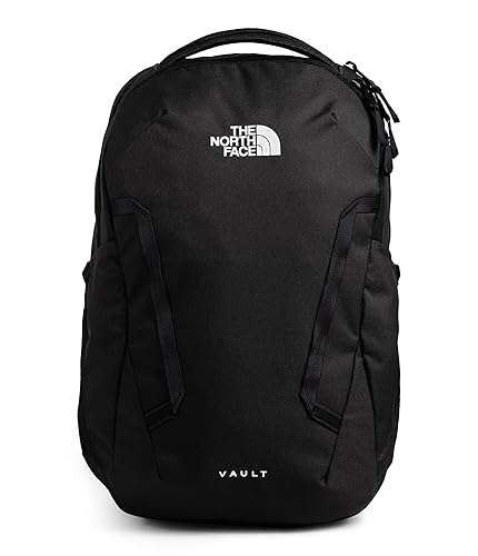 The North Face Women's Vault Everyday Laptop Backpack - Commuter Travel Bag, Water-Repellent, Spacious Main Compartment, TNF Black-NPF, One Size