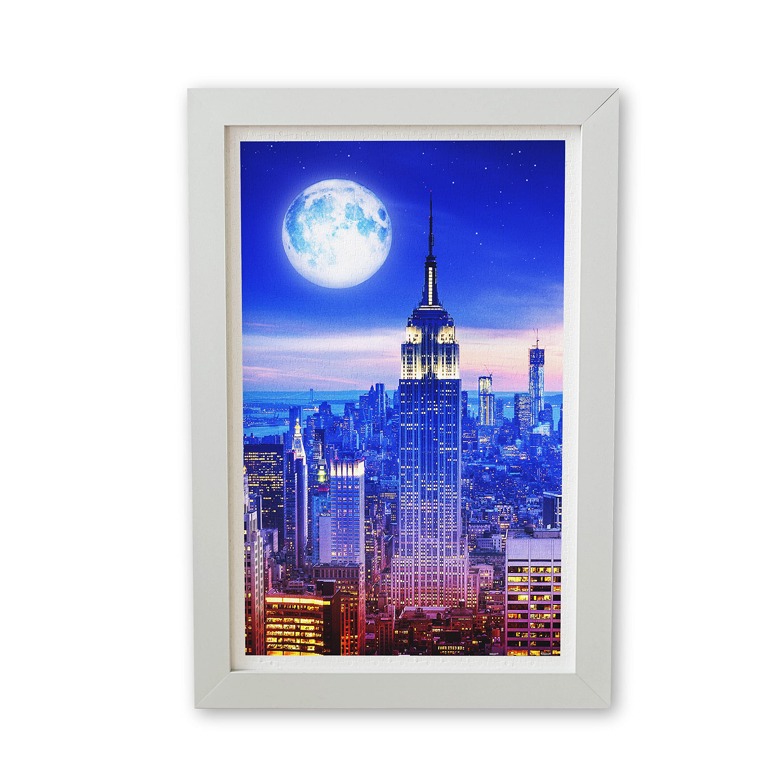Pintoo - H2653 - Moon Night Series - Empire State Building - Puzzle plastikowe 1000 elementów