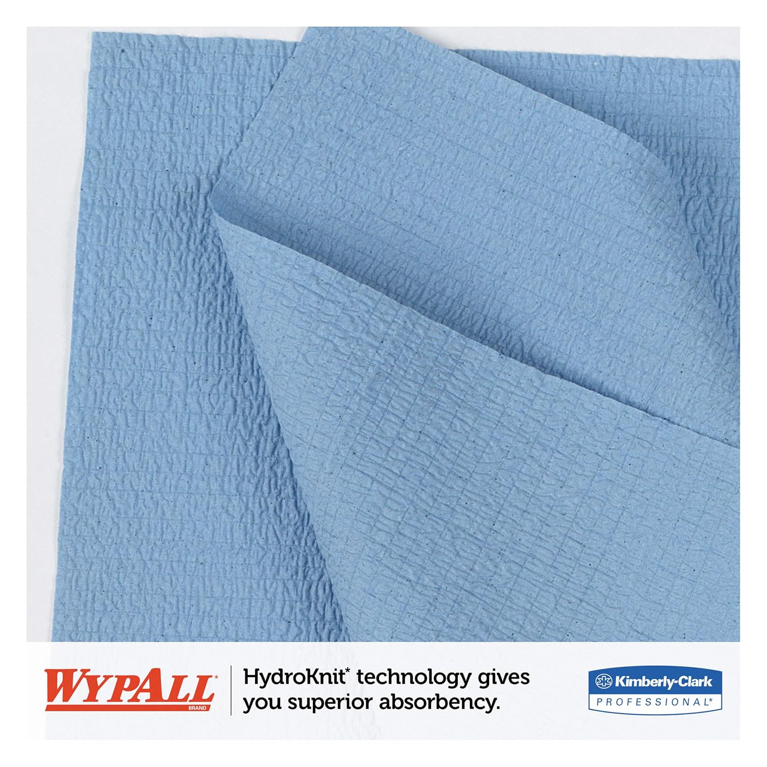 Wypall X60 Reusable Cloths (34965), Blue, Jumbo Roll, 1100 Sheets / Roll, 1 Roll / Case,KCC34965: Science Lab Disposable Wipes: Industrial & Scientific