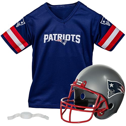 Patriots Helmet & Jersey Set — officially licensed fan gear
