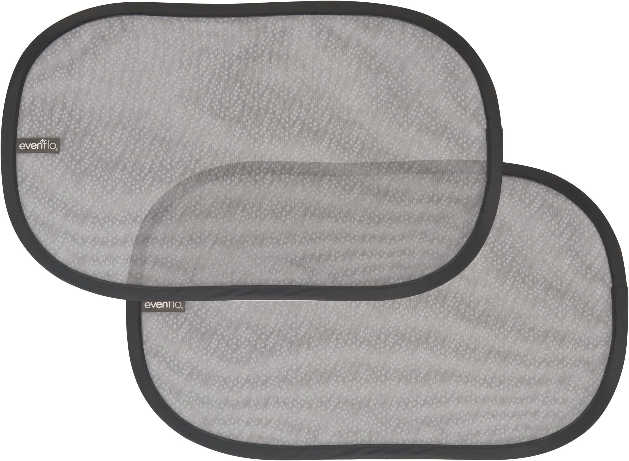 Evenflo Car Window Cling Shades, 2Pack, Grey Chevron Baby