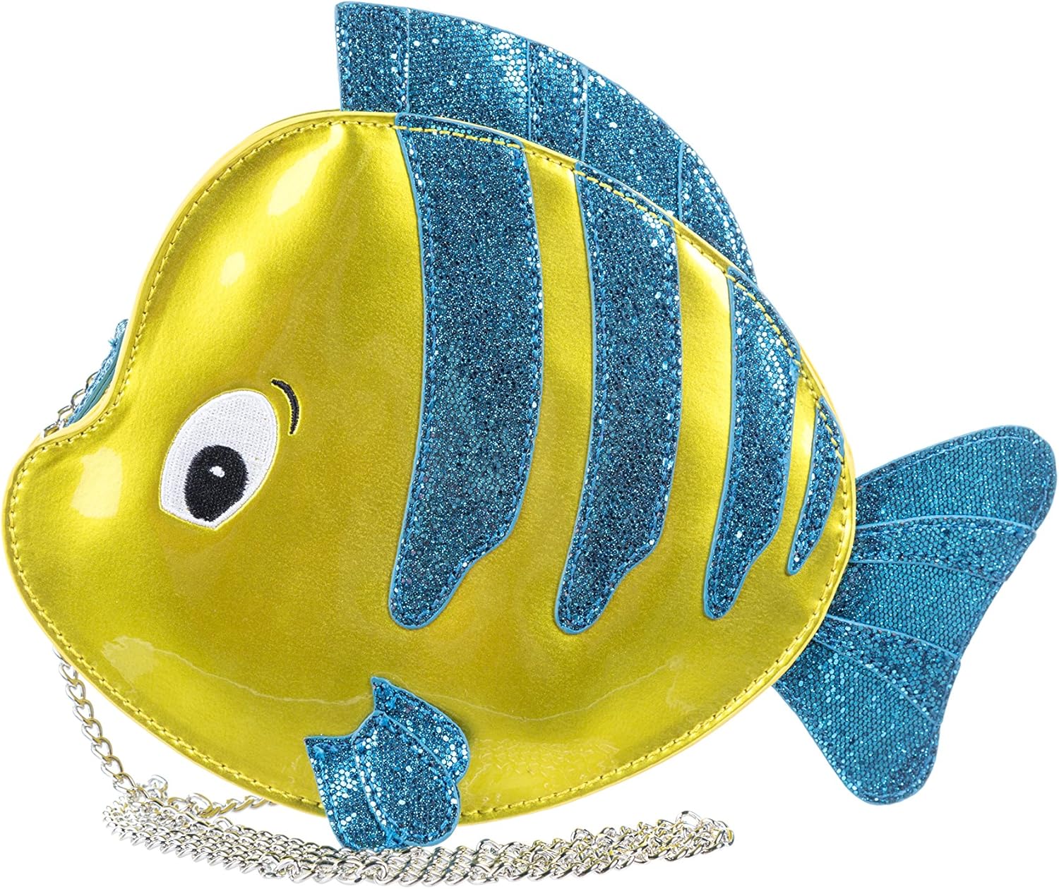 Disney Little Mermaid Flounder Shaped Cross Body Bag from Danielle