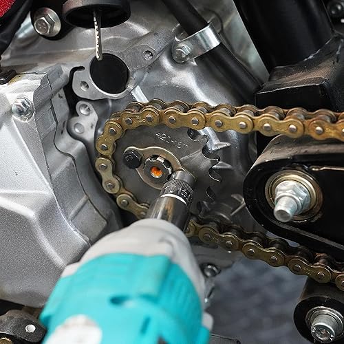 Miniatura 5 de Piñón delantero 420 16T, piñón de motocicleta de 0.669 in para Baja DR50 DR70 DR90 SDG SSR 50cc 70cc 110cc 125cc 140cc 160cc TaoTao Roketa Coolster