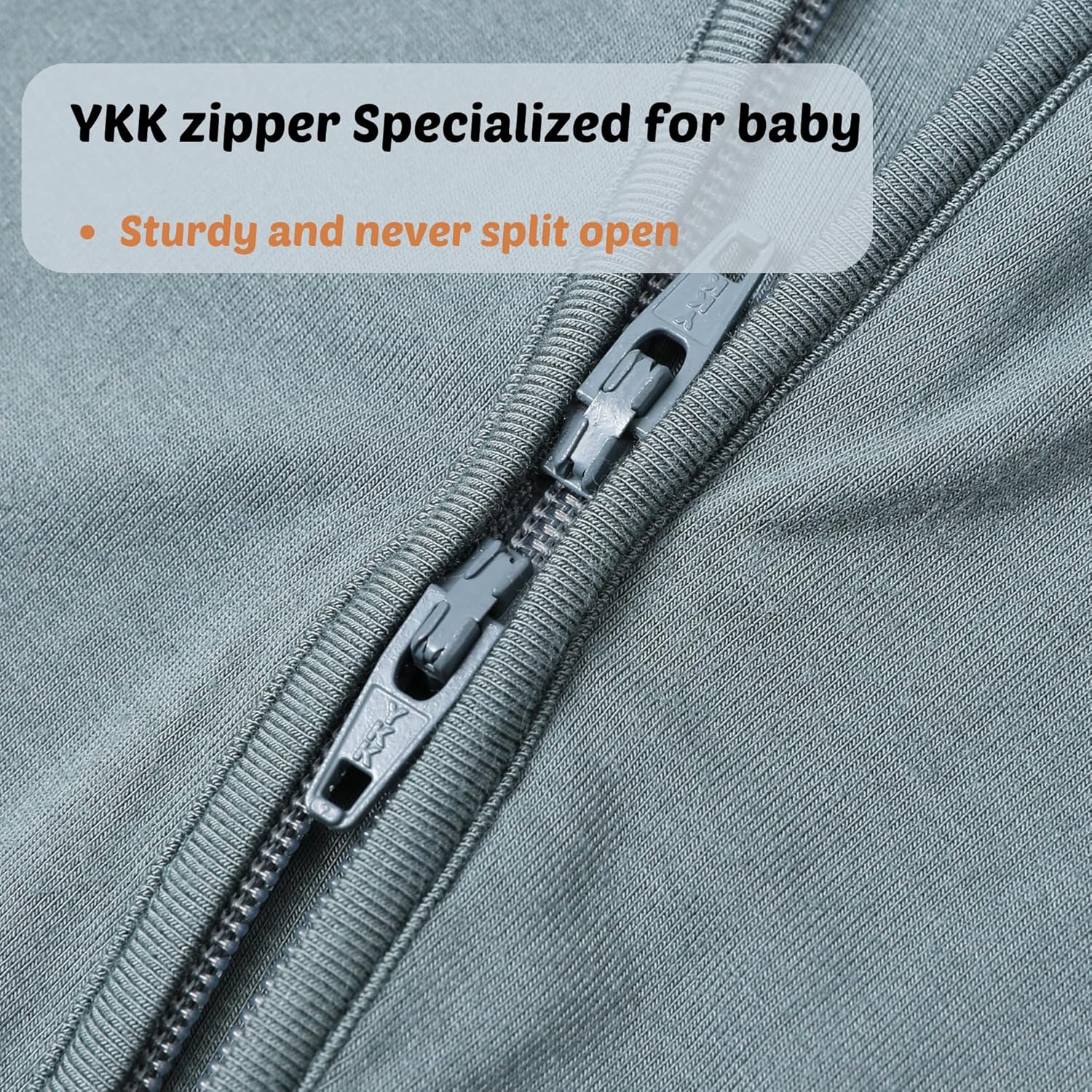 Ultra-Soft Convertible Baby Pajamas, Viscose from Bamboo, Sleepers for Boys & Girls Newborn to 24 Months, Zipper Footless PJs