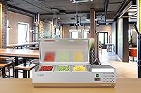 Vista 6 de KoolMore SCDC-3P-SG Refrigerador comercial, 40 pulgadas, plateado