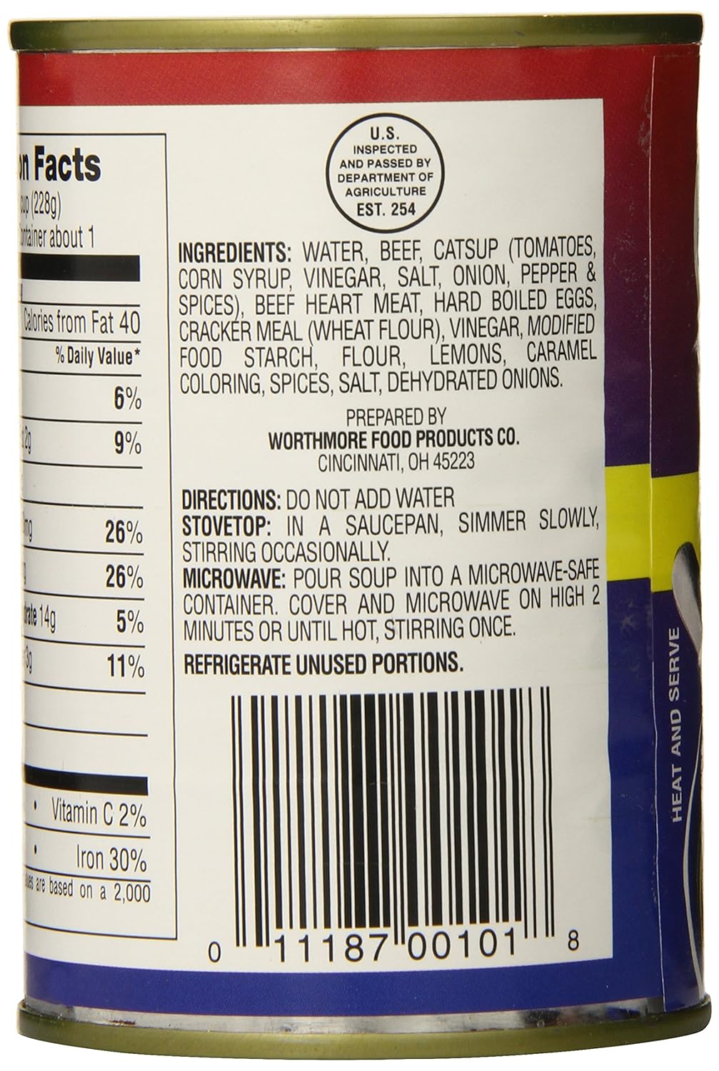 Worthmore Mock Turtle Soup, 10-ounces (Pack of12)