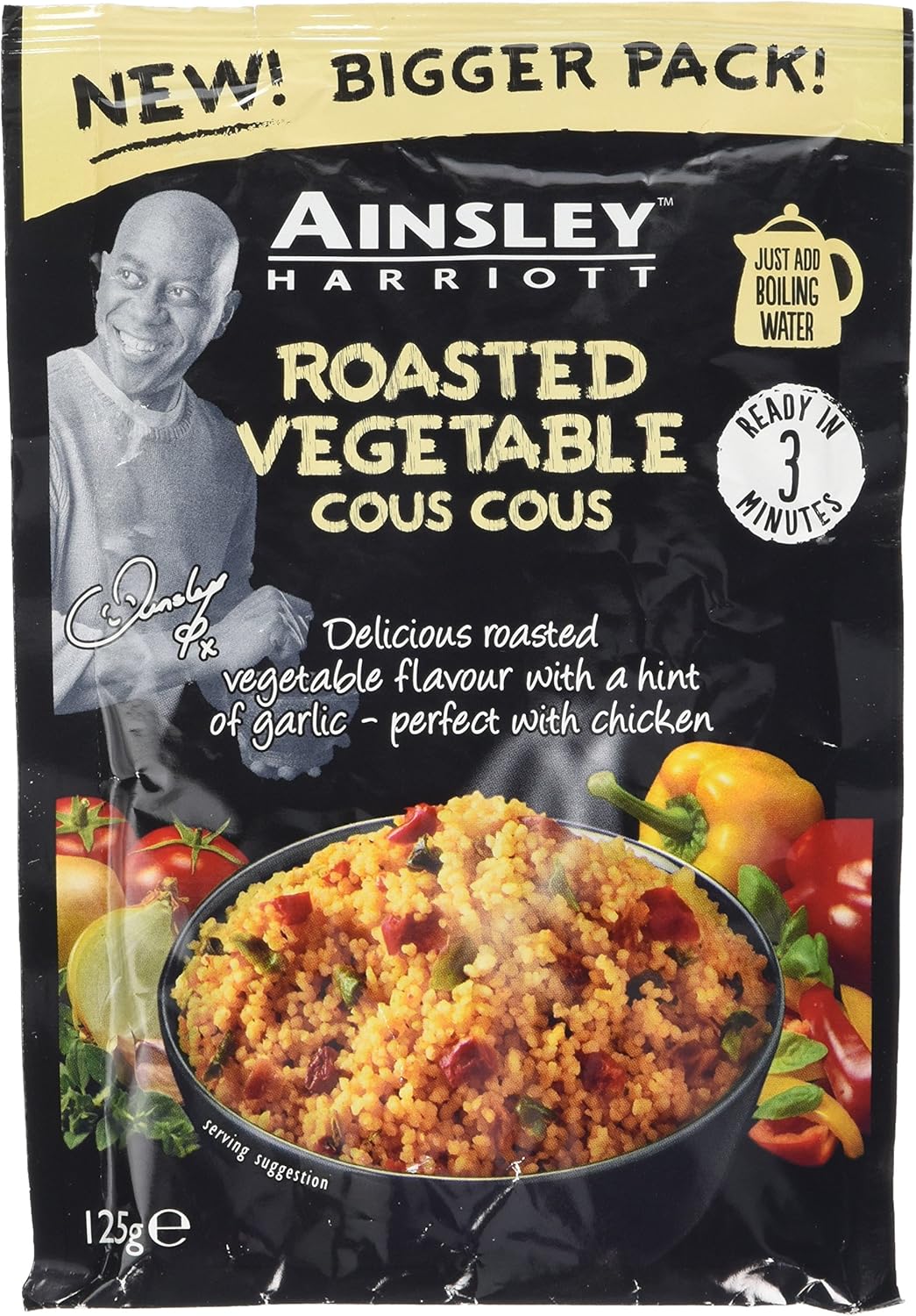 Ainsley Harriott Roasted Vegetable Cous Cous, 125 g Amazon.co.uk