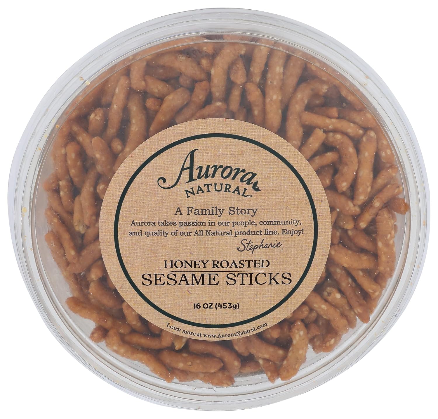 Aurora Products Honey Roasted Sesame Sticks, 16 OZ