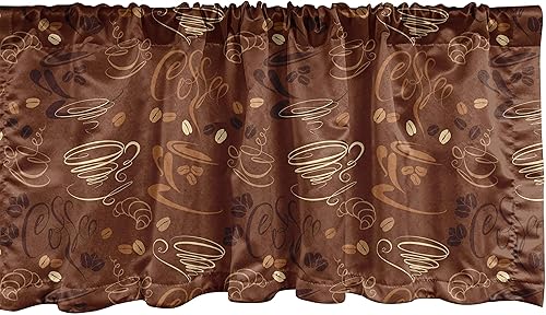 Miniatura 71 de Lunarable Cenefa de ventana azul pálido, diseño de conchas de vida submarina grunge, estrellas de mar, arte marítimo incompleto, cenefa de cortina