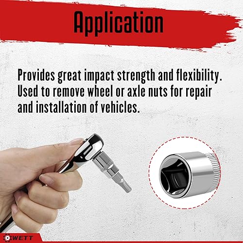 Miniatura 7 de WETT Master Torx - Juego de llaves de vaso Torx externas, 60 piezas de 1/4", 3/8", 1/2" de accionamiento E-Torx