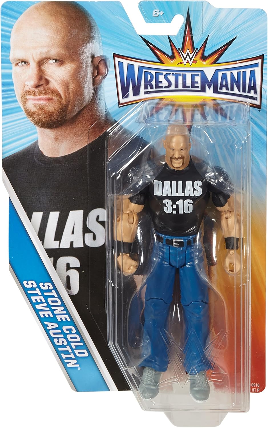 WWE Wrestlemania Stone Cold Steve Austin Figure