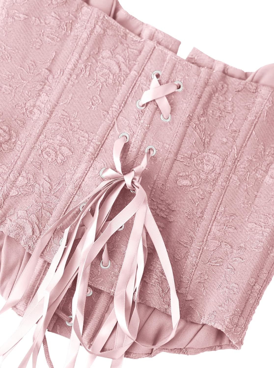 Black Corset Tops for Women Strapless Backless Lace-Up Bustier Crop Tank Top Sleeveless Sexy Summer Going Out Top Y2K - Image 6