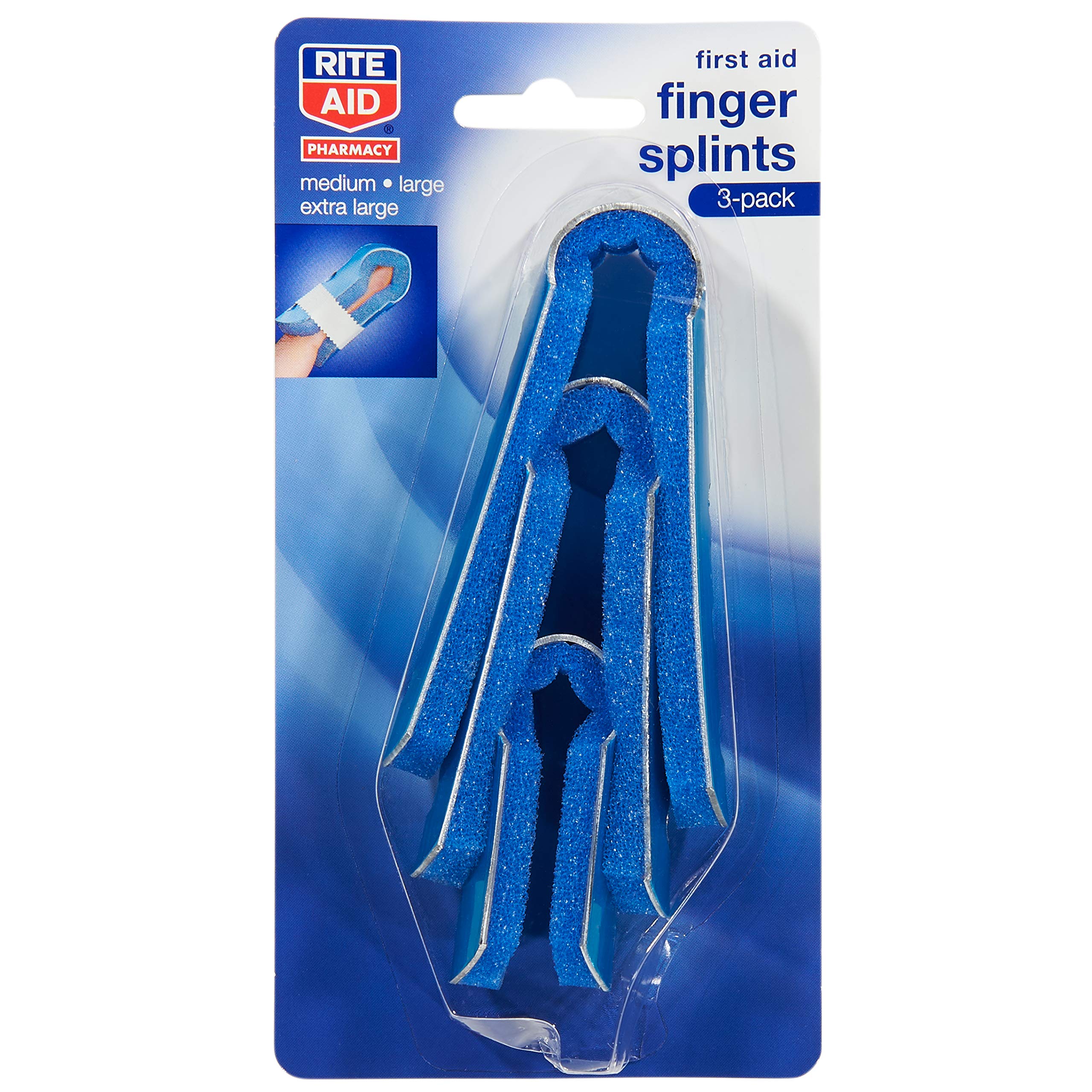 Rite Aid Finger Splints, Medium/Large/XL - 3 ct