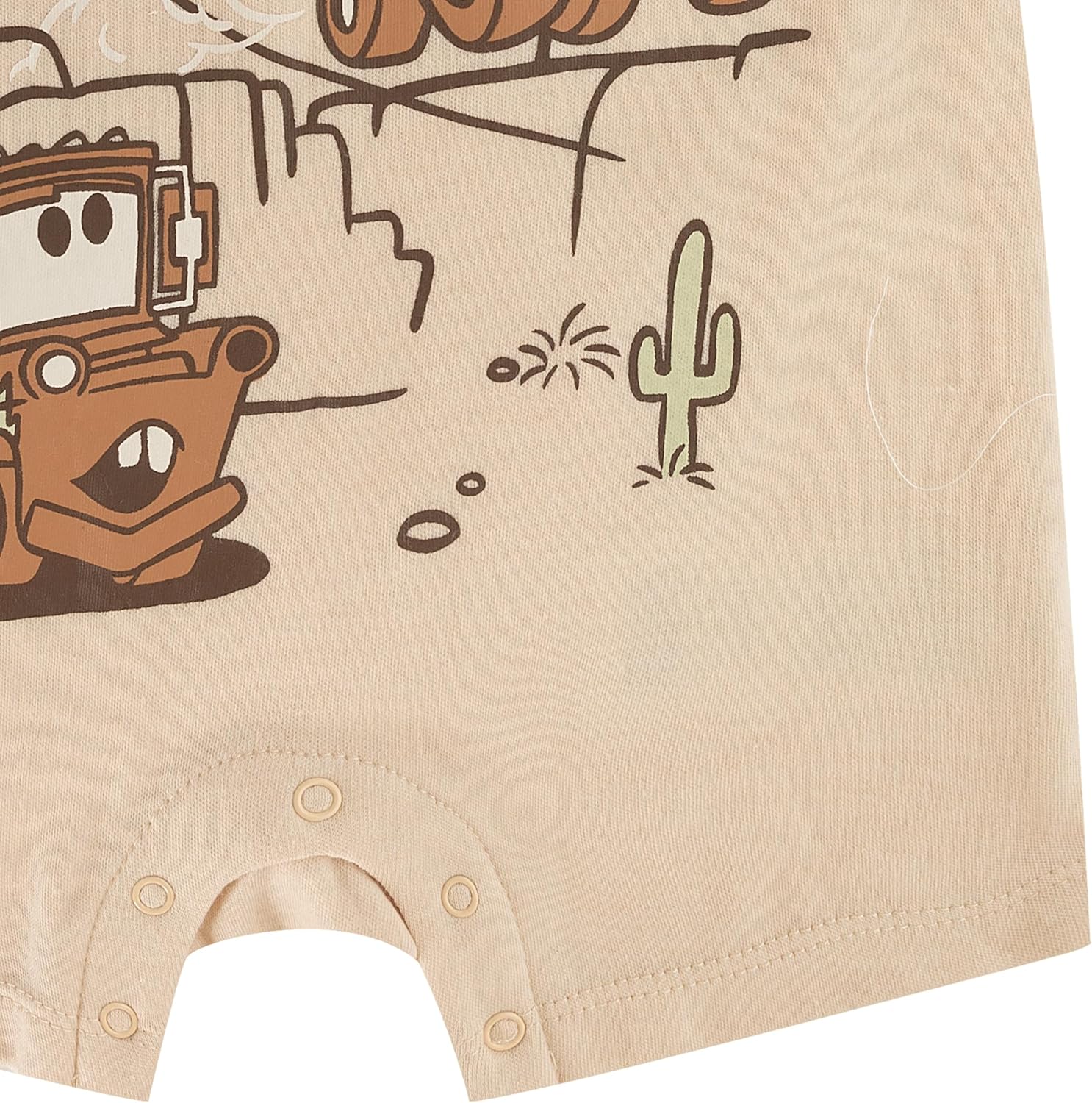 Disney Cars Lightning McQueen Tow Mater Baby Boys 2 Pack Short Sleeve Romper for Newborn and Infant - Image 9