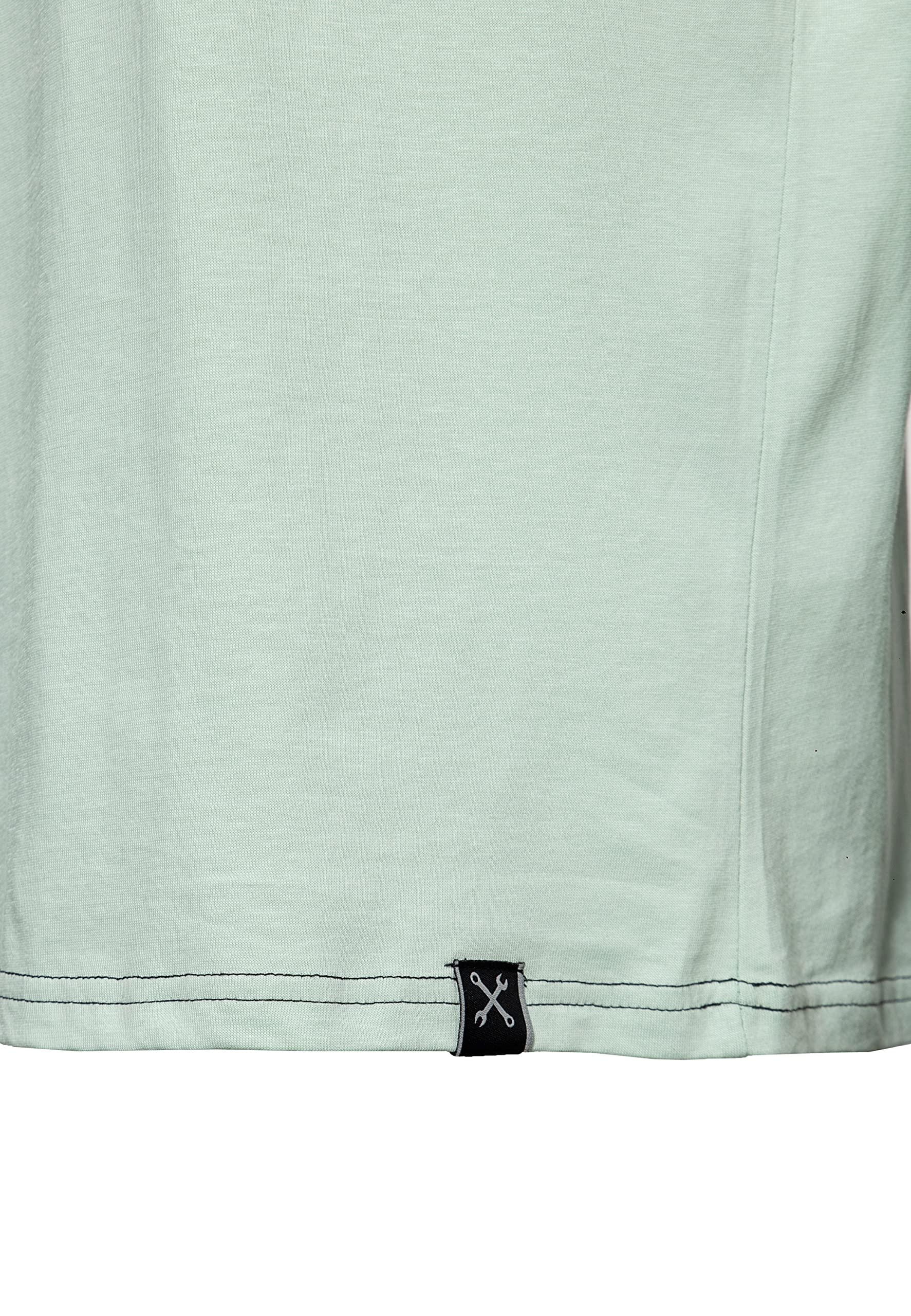 King Kerosin Męski klasyczny T-shirt | Regular Fit | Prints | czysta bawełna Born Bad