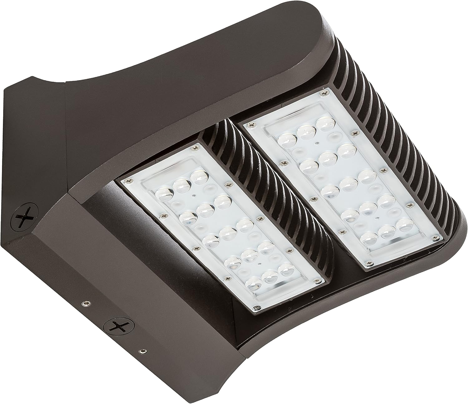 Westgate Lighting Rotatable LED Wall Packs 360 Degrees - Outdoor Lights Parking Yard - Waterproof IP65 - UL Listed - High Lumen 120-277V (80 Watt 3000K Warm White)